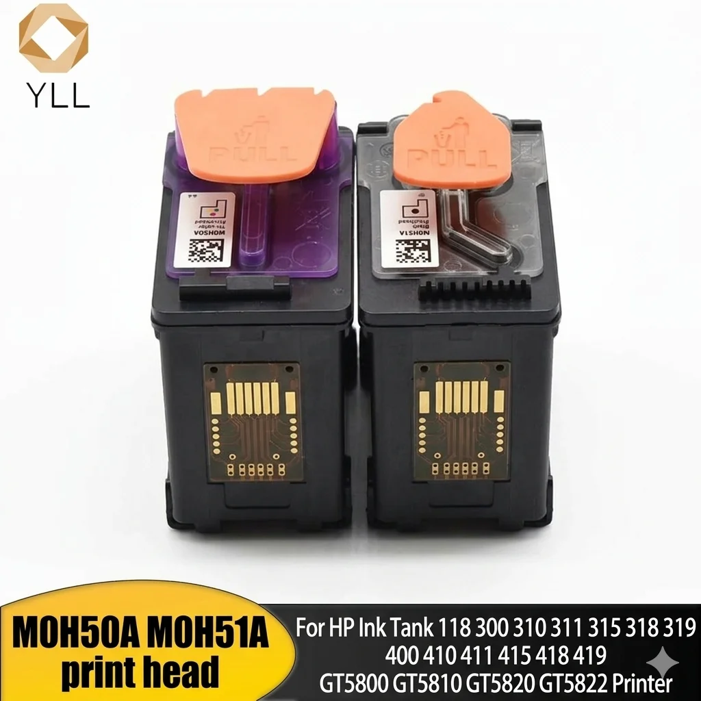 

Новая печатающая головка M0H50A M0H51A для принтеров HP 5810 5820 GT5810 GT5820 Ink Tank 310 311 410 411 318 418 315 415 319 419