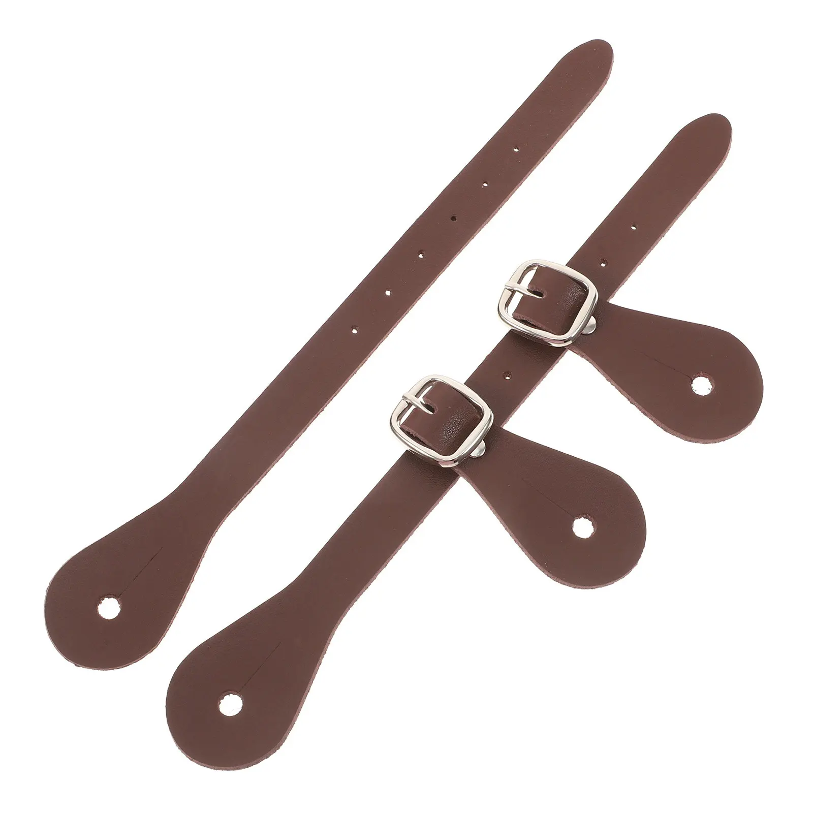 

2 шт. кожаных ремней для ковбойских сапог, аксессуары для ремней, ручная работа, регулируемые