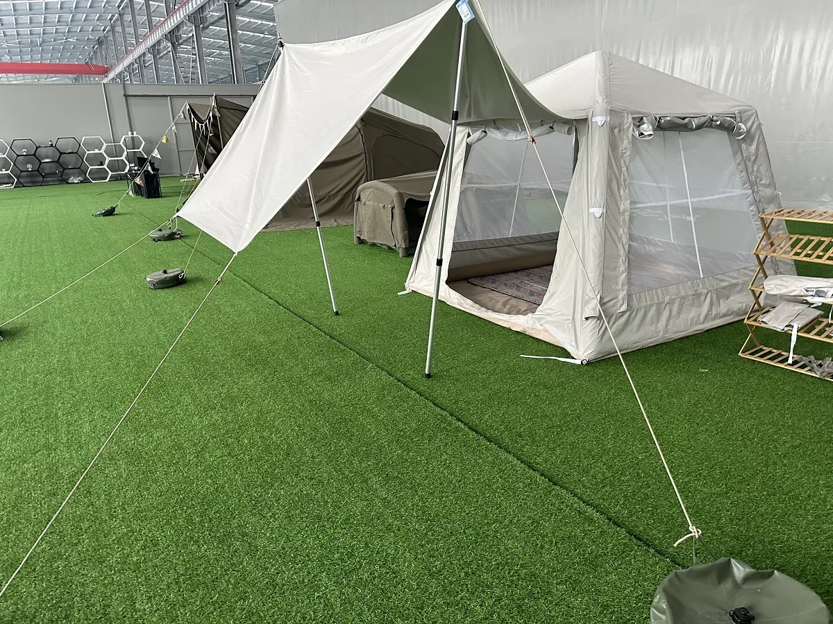 

Custom Glamping Tent Wall Yurt Family Tent Camping Outdoor Cotton Canvas Bell Tent House