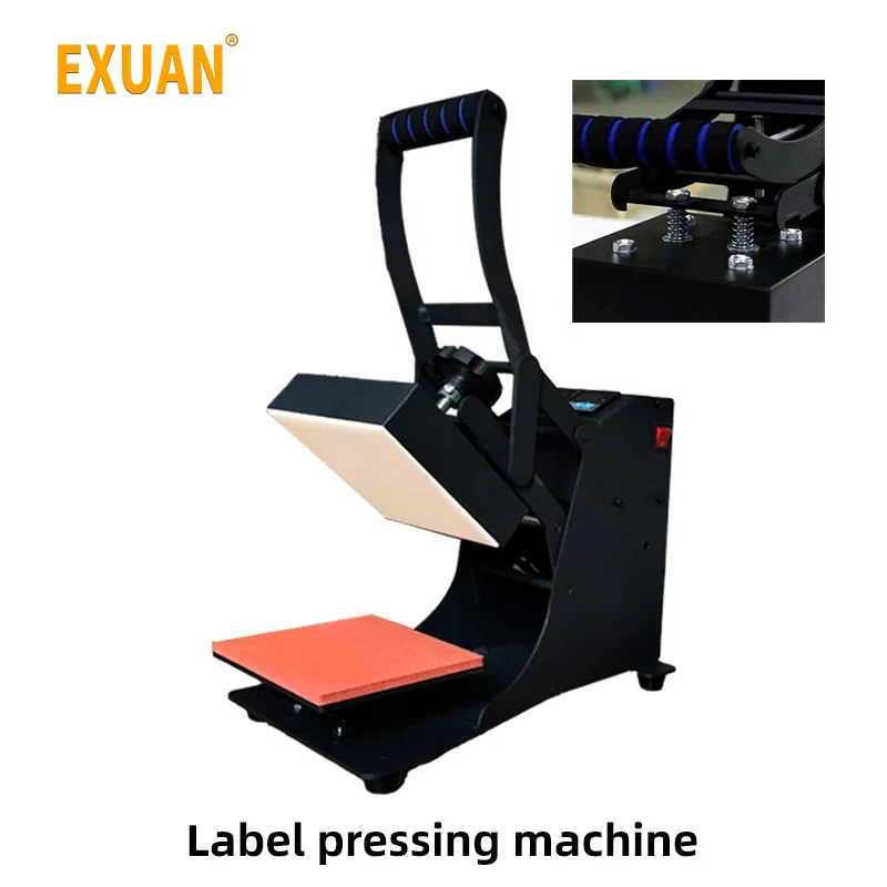 Heat Transfer Printing Pressing Machine Small Hot Stamping Machine Logo Collar Label Printing Machine Hot Drilling Press Machine