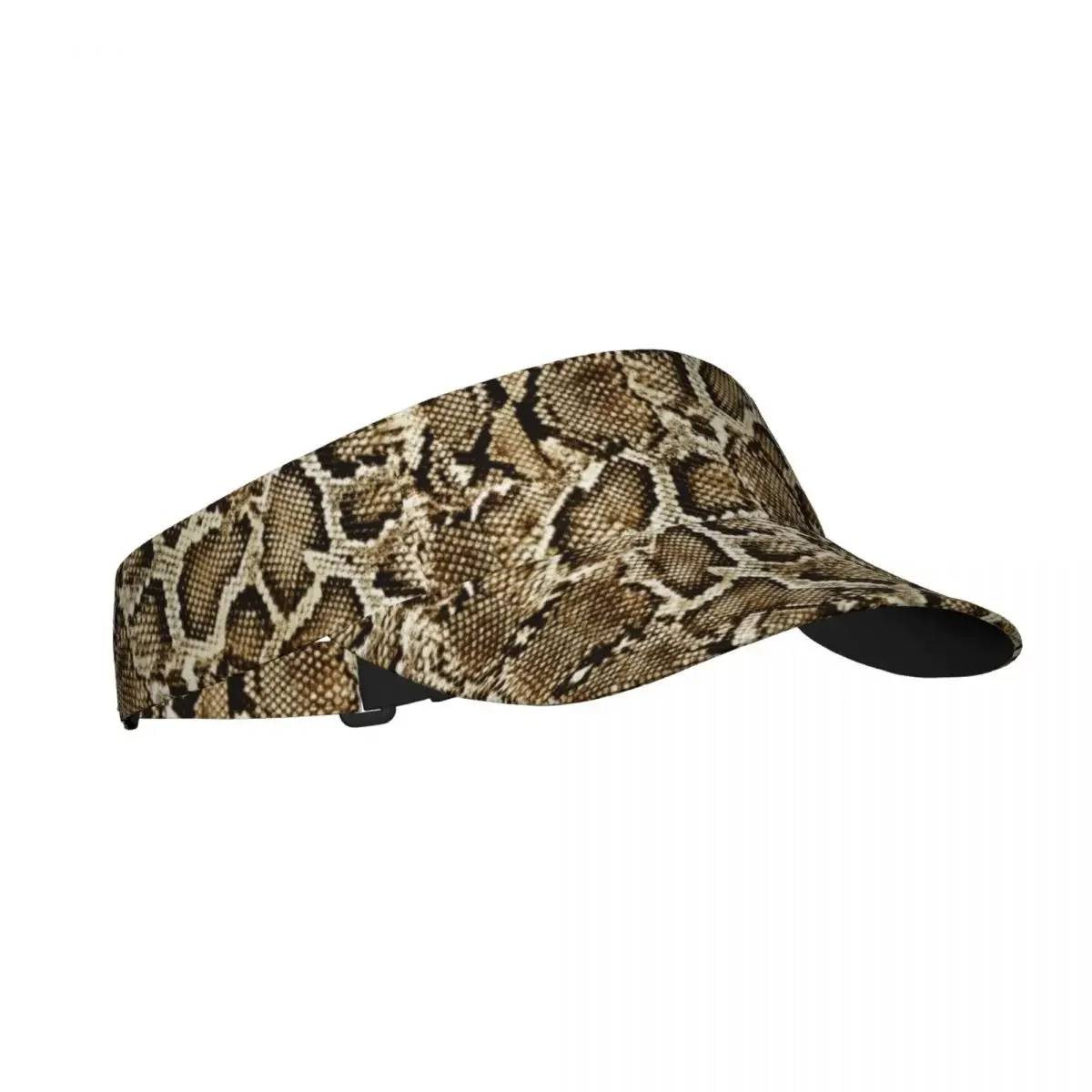 Summer Air Sun Hat Men Women Adjustable Visor UV Protection Top Empty Sports Snake Pattern Sunscreen Cap