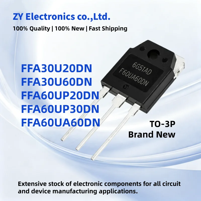 5PCS New FFA30U20DN FFA30U60DN FFA60UP20DN FFA60UP30DN FFA60UA60DN F30U20DN F30U60DN F60UP20DN F60UP30DN F60UA60DN TO-3P
