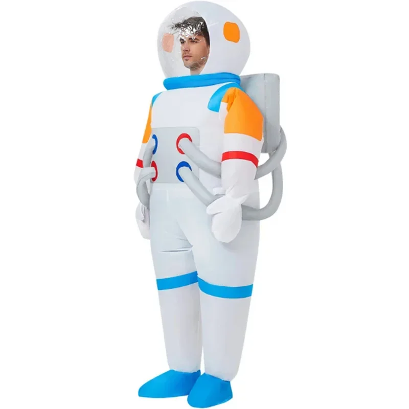 Volwassen Dier Astronaut Opblaasbare Cosplay Pakken Jurk Cary Mascotte Halloween Party Grappige Pakken