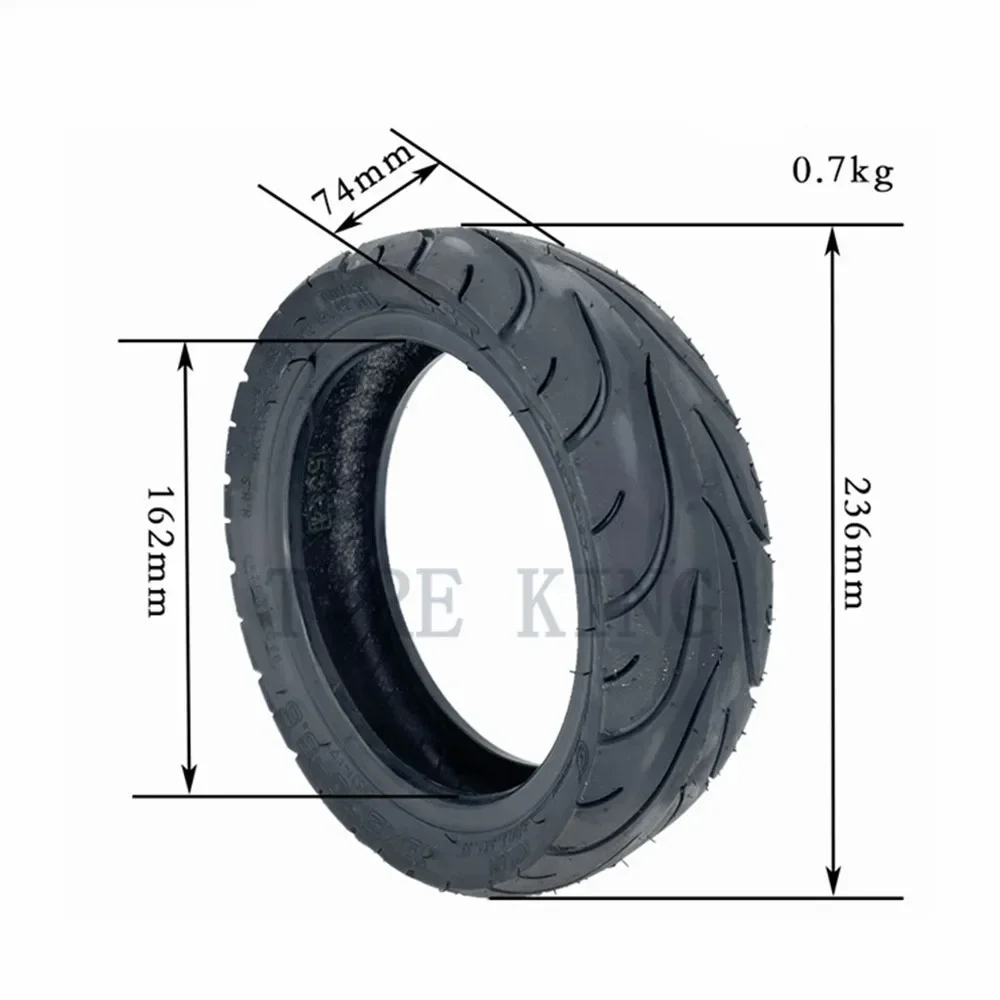 High Quality 10x2.70-6.5 Tubeless Tyre 10 Inch CST Vacuum Tire for Electric Scooter Accessories