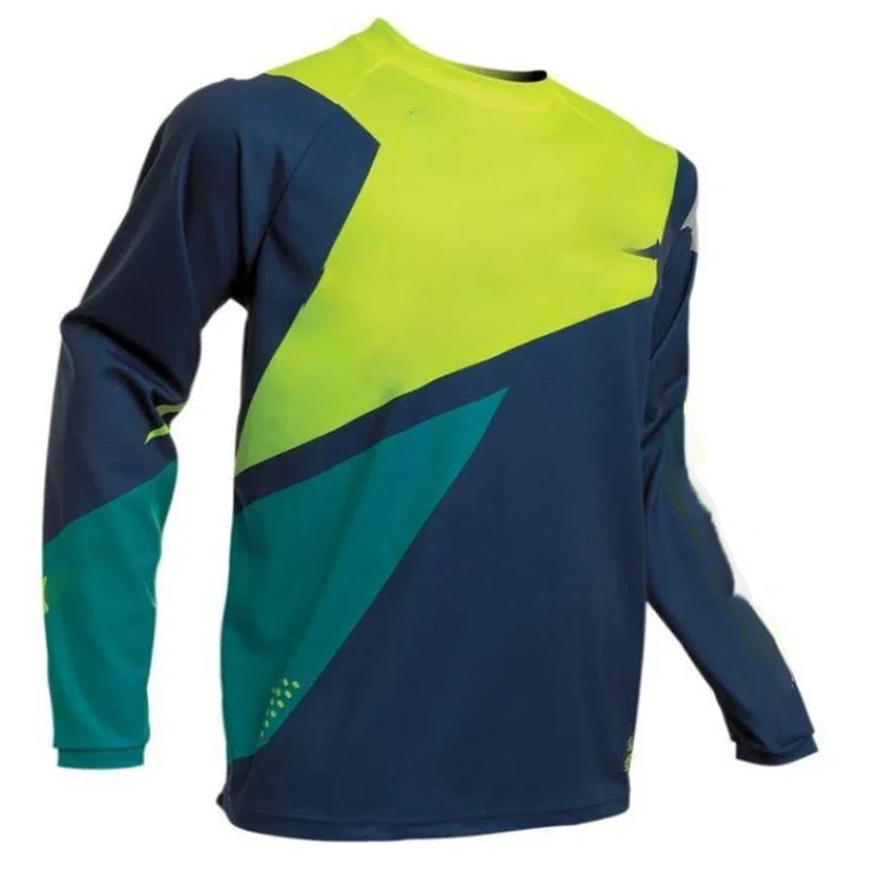 

New Spring Autumn Long-sleeved Pro Team Bicycle Wear Mountain Bike Jersey Downhill Shirt Motorcycle And Cycling Clothing For Men