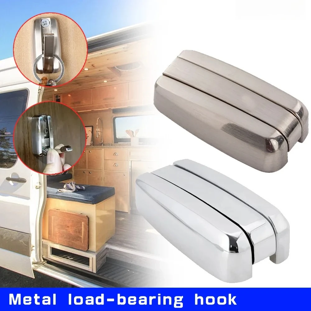 Foldable Hook Towel Hook Zinc Alloy RV Bathroom Towel Hook Home Camper Load Bearing Hook RV Accessories Car Home Storage Hooks