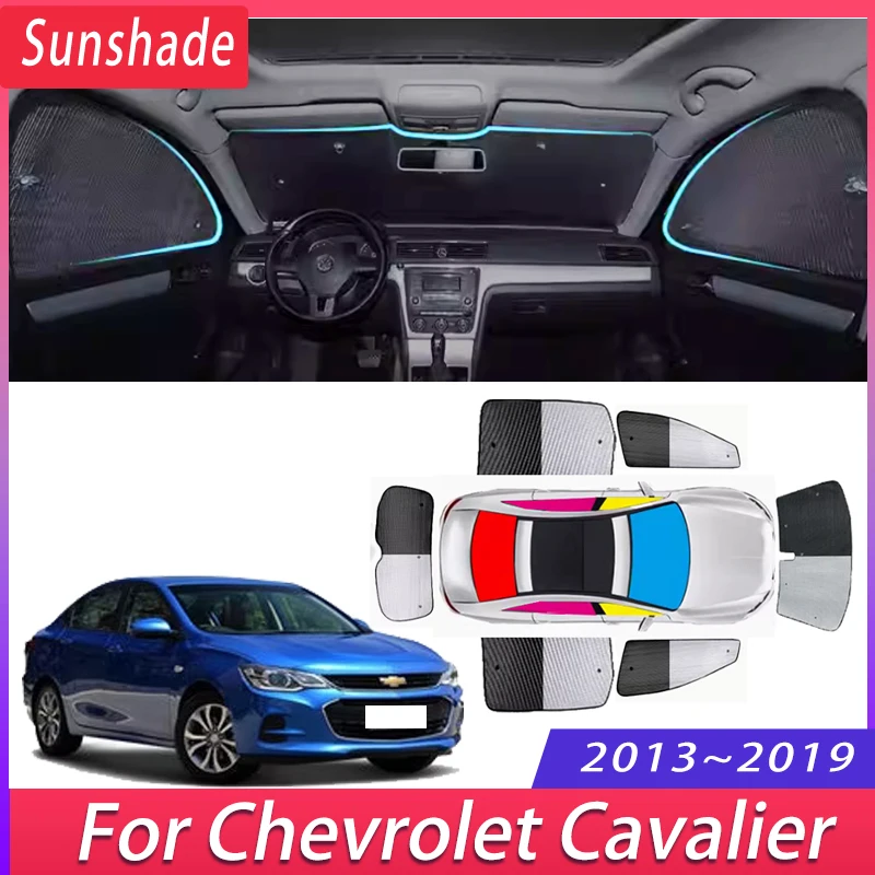 

Car Sunshade For Chevrolet Cavalier 2013~2019 2016 2017 Auto Insulation Sun Protection Sunshade Windshield Visor Car Accessories