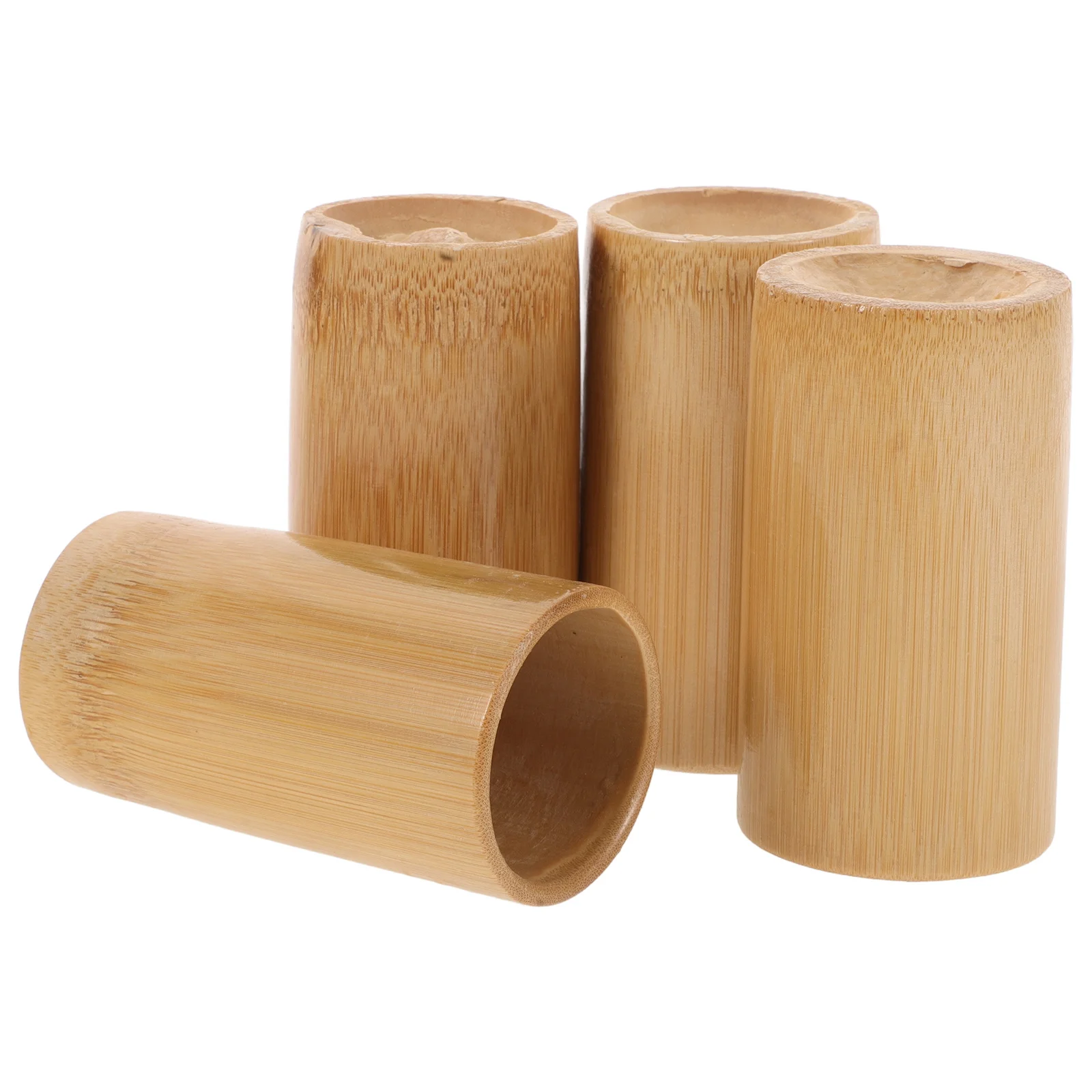 

4pcs Bamboo Cups Reusable Fire Kit For Back Massage Muscle Therapy Jar Bamboo Device Muscle Cupping Set Body Cupping