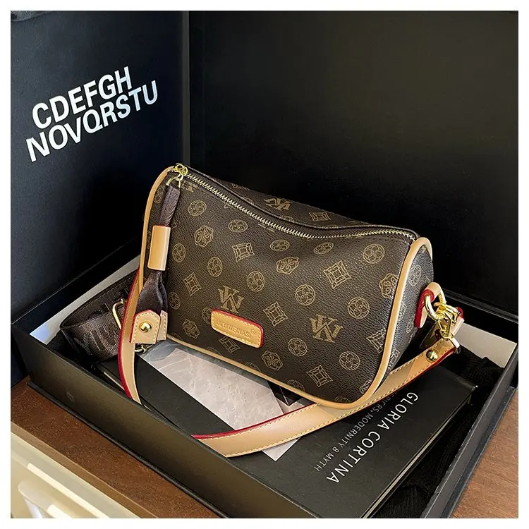 

Simple Fashion Diaper Bag For Women Casual Vintage Leather Tote Large Capacity Elegant Designer Commuter Luxury Shoulder Bag