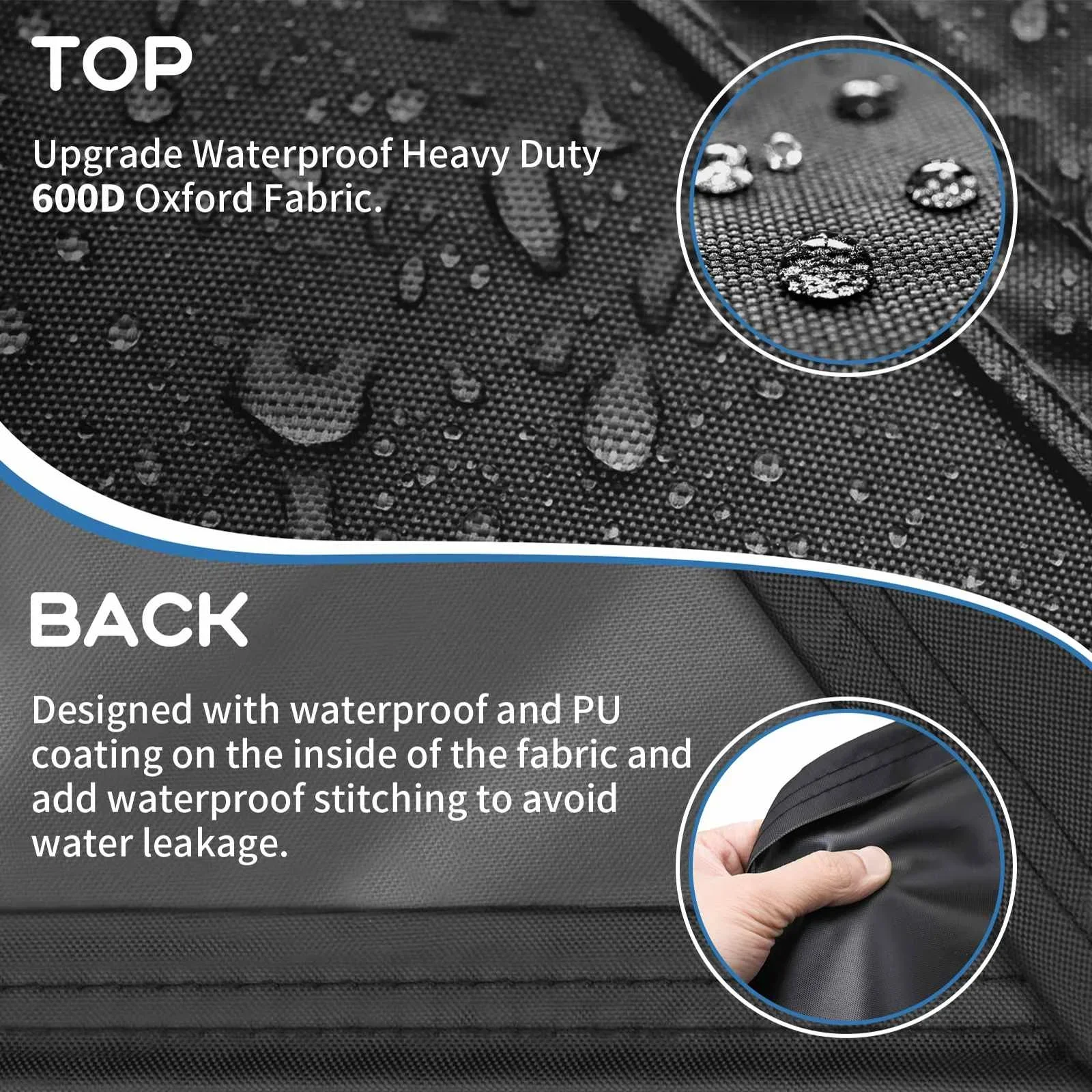 

Outdoor Garden Furniture Cover Table Chair Oxford Waterproof Dustproof Rainproof Cover For Patio Garden Sofa Protective Cover