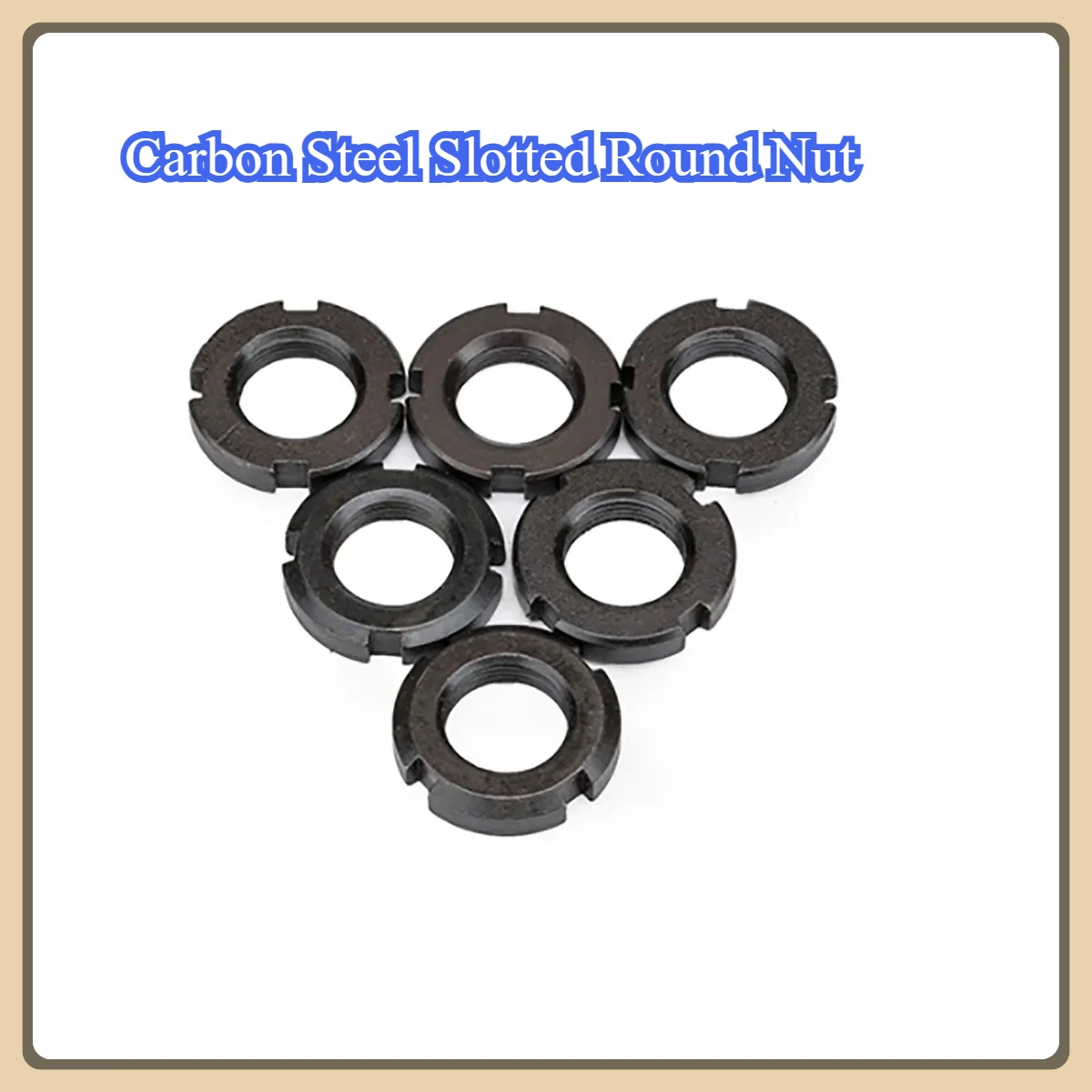 

Carbon Steel Slotted Round Nut M10-M85