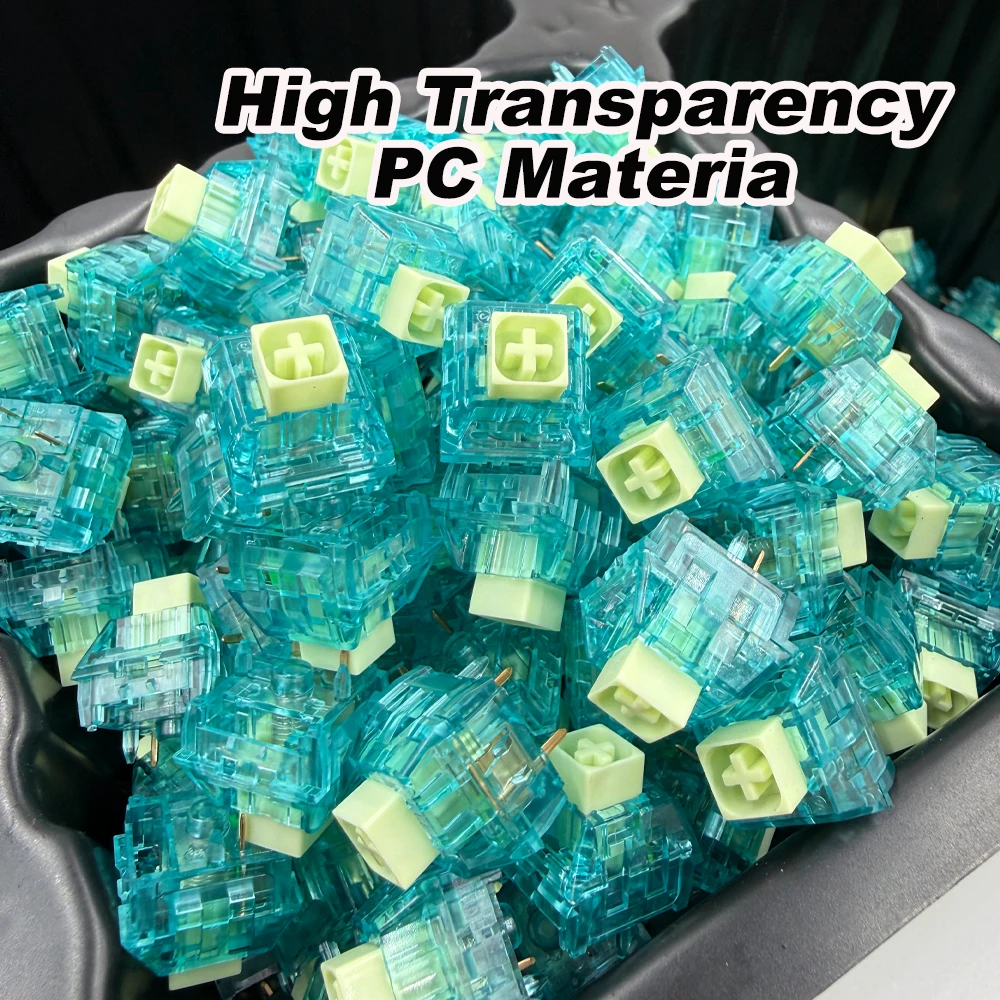 Kailh Box Switch Summer Clicky Tactile Switches Custom Mechanical Keyboard Cherry MX 5Pin Switch For Feker 75 GMK67 GK61