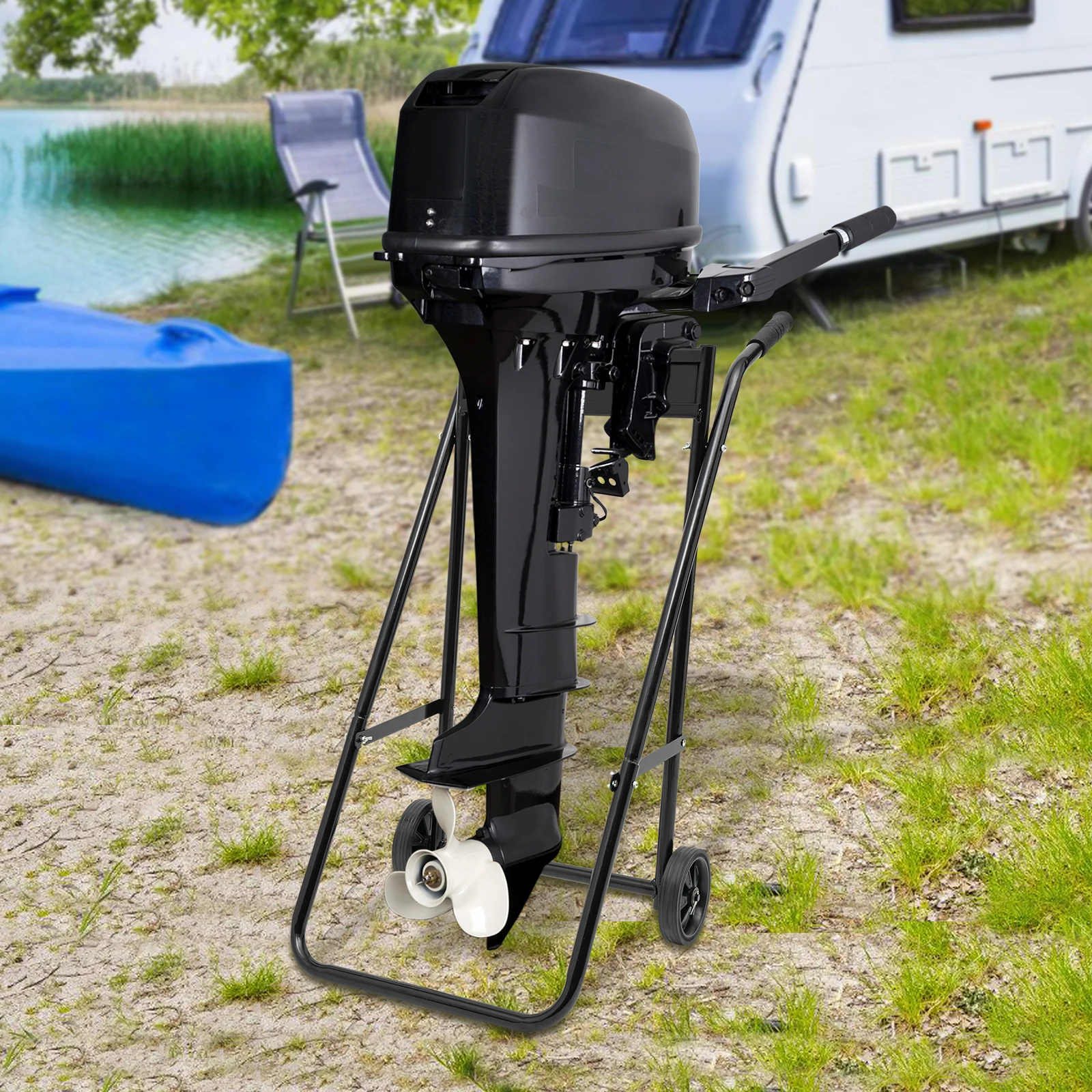 Heavy Duty Outboard Boat Motor Stand Carrier Cart Transport Dolly Trolley 70KG Heavy Duty Outboard Boat Motor Stand Carrier Cart