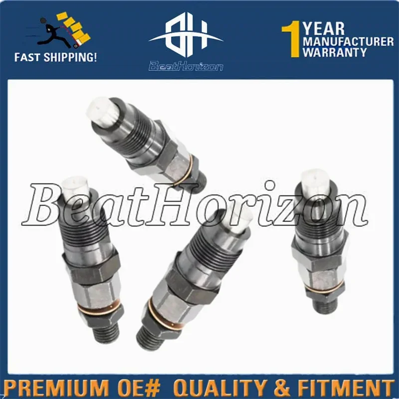 4 pcs WL WLT WL-T WL02-13-H50105148-1480 Fuel Injector Nozzle Assy Set   forMazda PROCEED B-SERIE BRAVO UN 2500 2.5D/TD