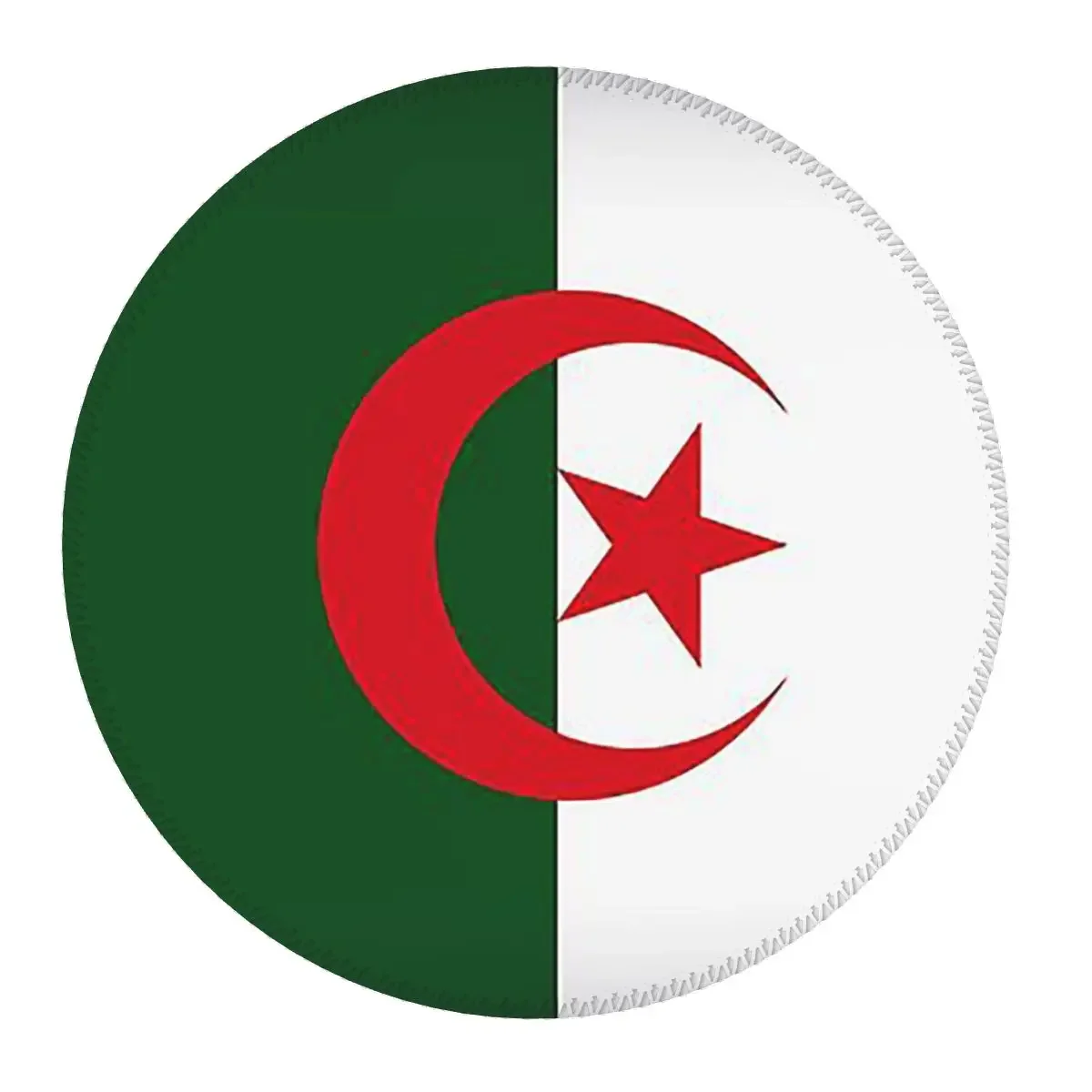 Algeria Official Flag Of Algeria Round Mouse Pad Computer Keyboard Mouse Mat Gaming PC Desk Mat Office Table Mats