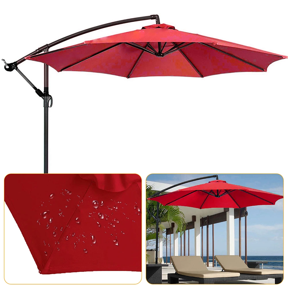 

Запасной купол для зонта с 6 спицами, без стойки, 2 м, солнцезащитный, с УФ-защитой, съемный, для улицы, пляжа, сада