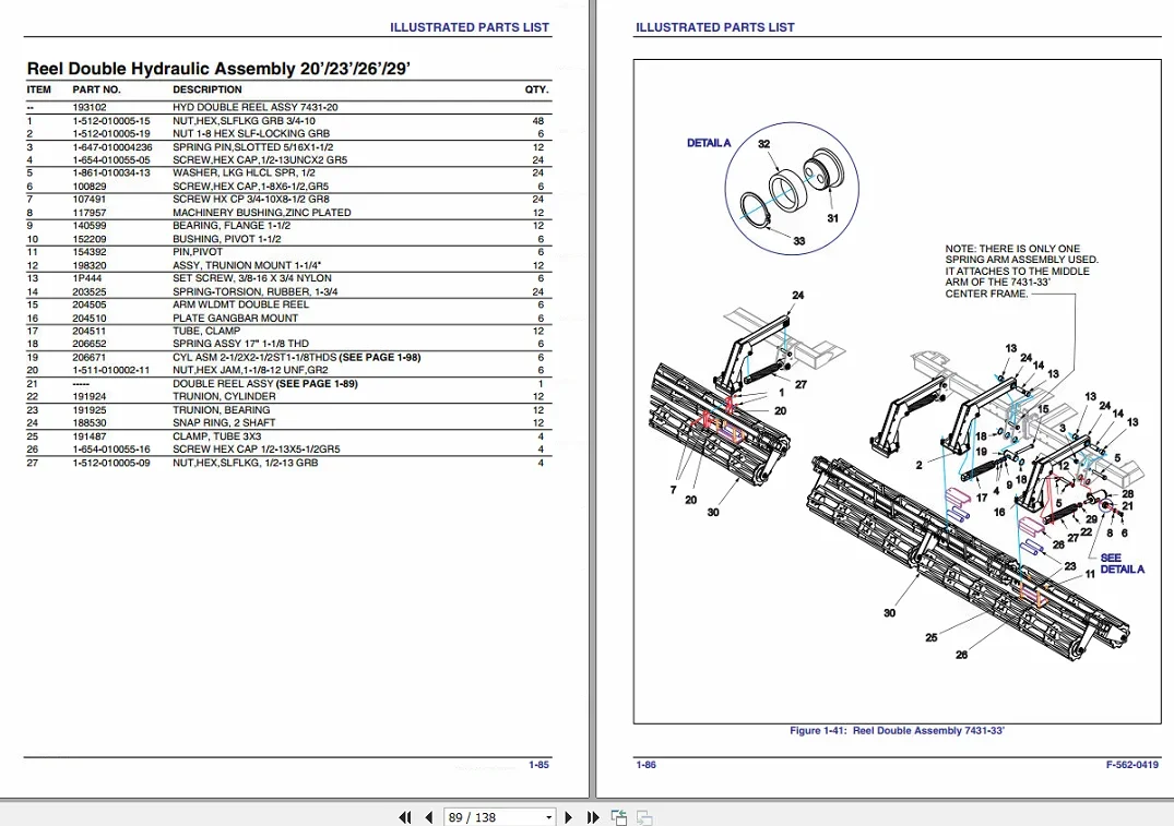 Landoll Farm Equipment 1700 to 9600 Series Operators Parts Manual CD