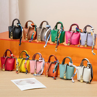 Mini Food Basket Bag Hanger High-end Car Keychain Accessories Cute Creative Headphone Bag