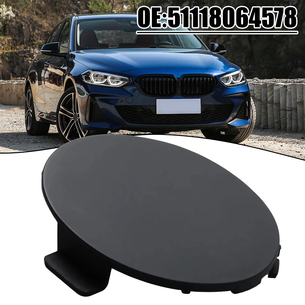 For BMW 1 Series F20 F21 LCI M-Sport Towing Eye Cover Flap 51118064578 Black Primer Trailer Cover Replacement