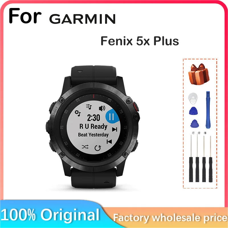 New For Garmin Fenix 5X Plus LCD Screen NO NFC For Garmin Fenix 5x Plus  Display LCD Screen Repair Parts Replacement