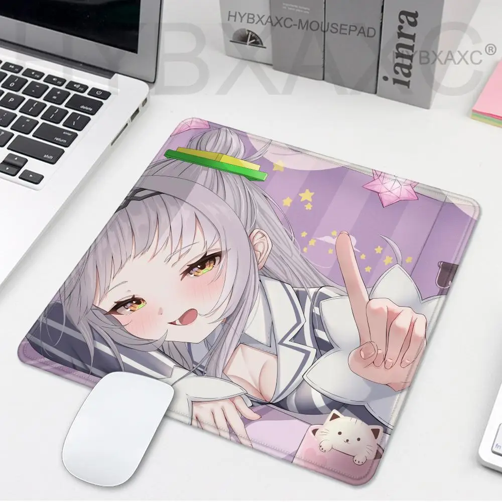 Murasaki Shion Table Mat ملحقات لوحة مفاتيح الكمبيوتر المحمول وسادة ماوس ألعاب مضادة للانزلاق PC Gamer Computer Virtual Youtuber Mouse Mat