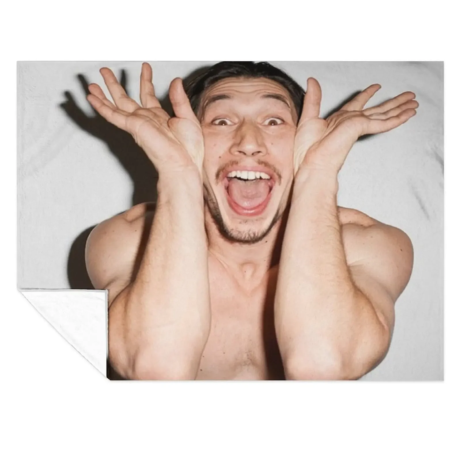 

Adam Driver Throw Blanket Hairy For Decorative Sofa For Baby Large Blankets