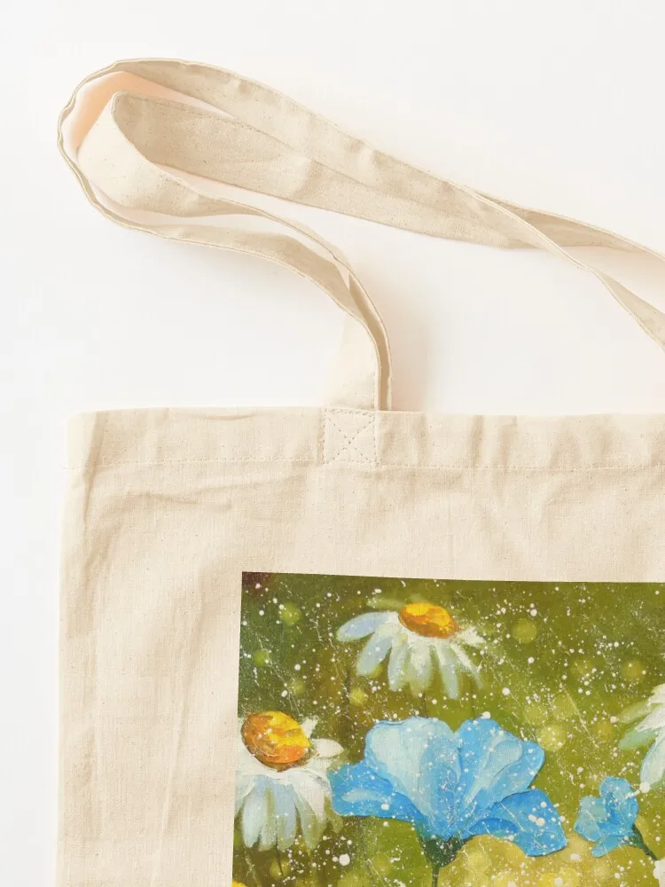 Daisies in the field Tote Bag Big bag bag luxury women sacs de shopping Women's handbag