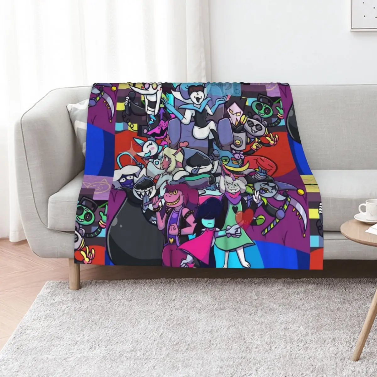 Deltarune Chapter 2 Throw Blanket Fashion Sofas Beautifuls Quilt Luxury Sofa Soft Blankets