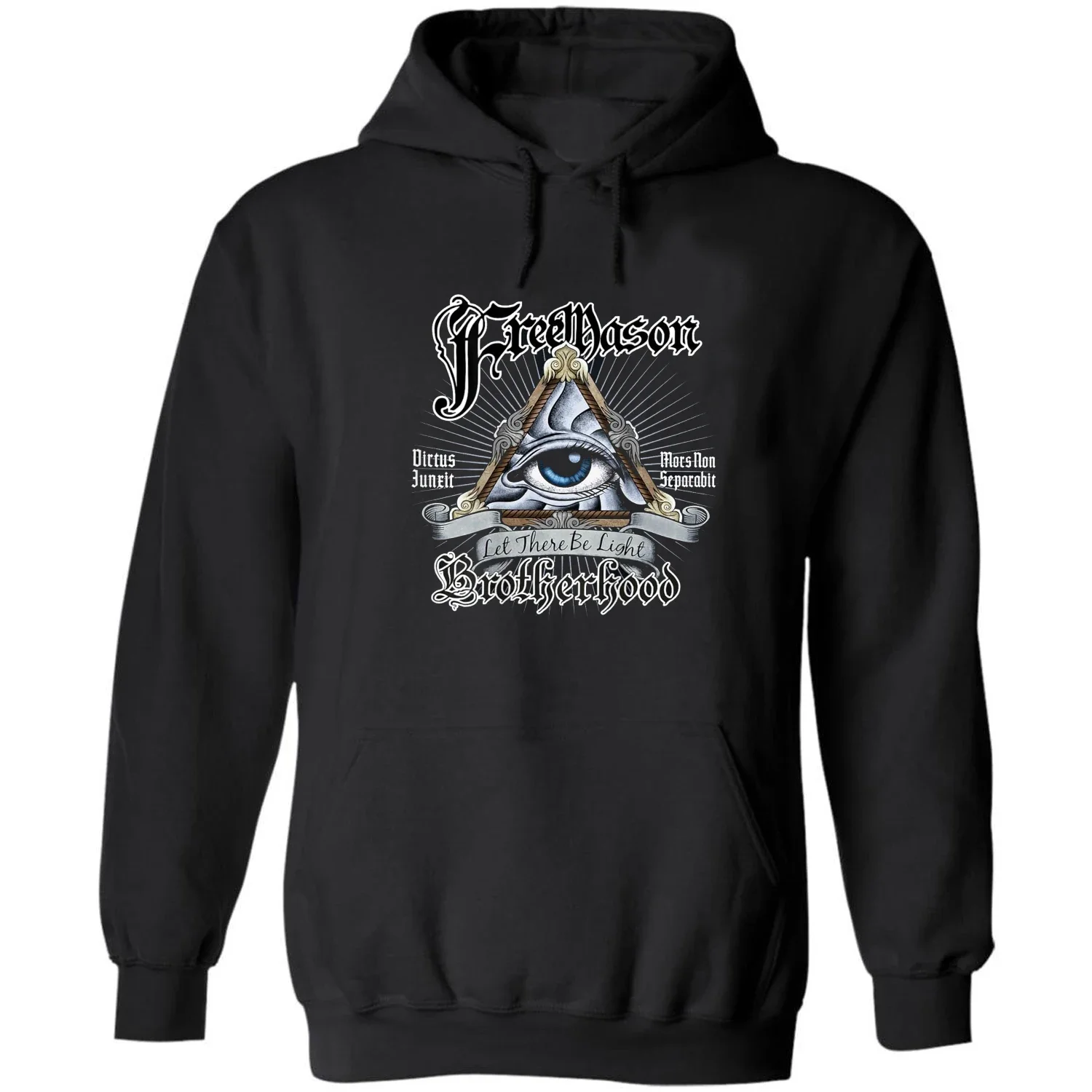 

Illuminati All-seeing Eye Freemason Brotherhood Pullover Hoodie New 100% Cotton Comfortable Casual Mens Sweatshirt Streetwear