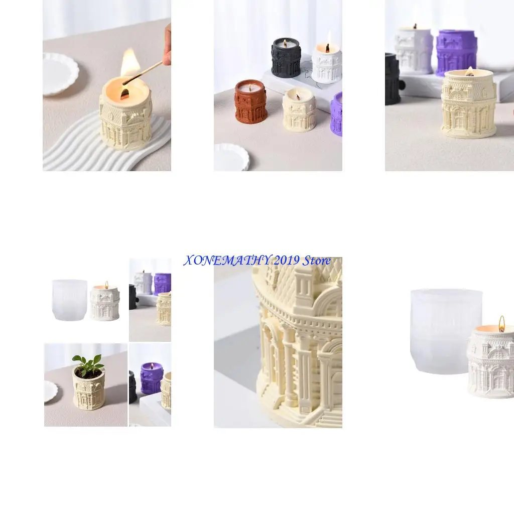 

F42F Crafting Flom для рельефа Louvre Decoremative Containers Projects ручной работы
