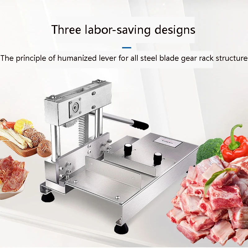 

Manual Meat Slicer Pig Trotter Meat Cutter Grinder Food Mincer Knife Beef Lamb Cutting Machine Slicing Vegetable Bread Cutter