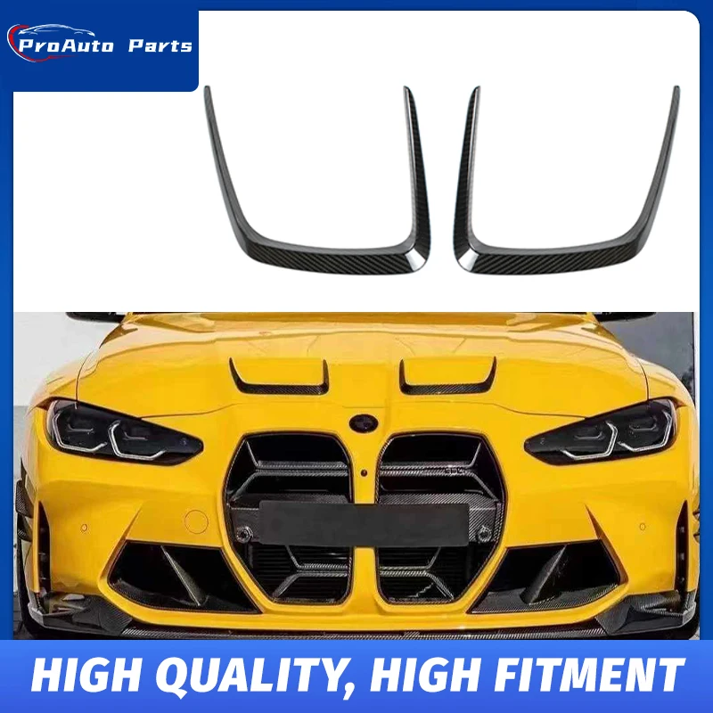 

X Style Hood Vents For Bmw G80 G82 G83 M3 M4 X Style Hood Vents 2021 Dry Carbon Style M3 M4 Machine Cover Decorative Parts CF