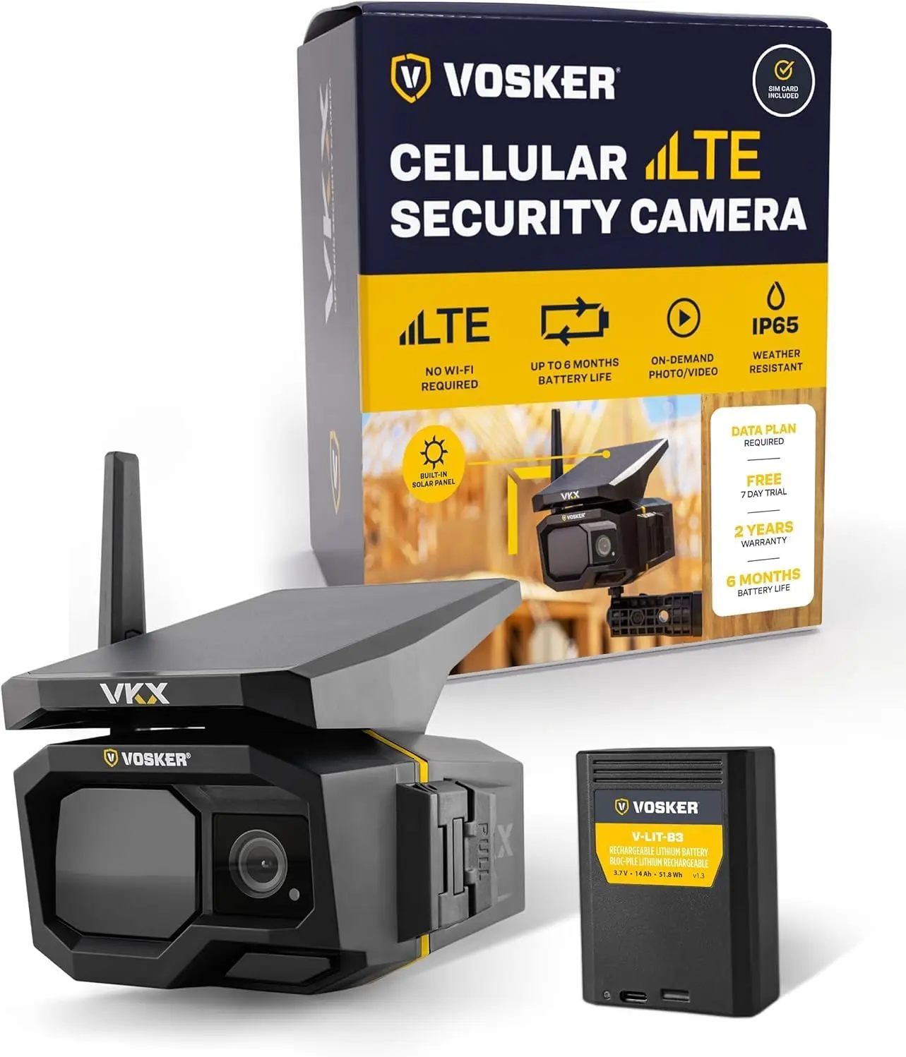 Vkx Solar-Powered 4…