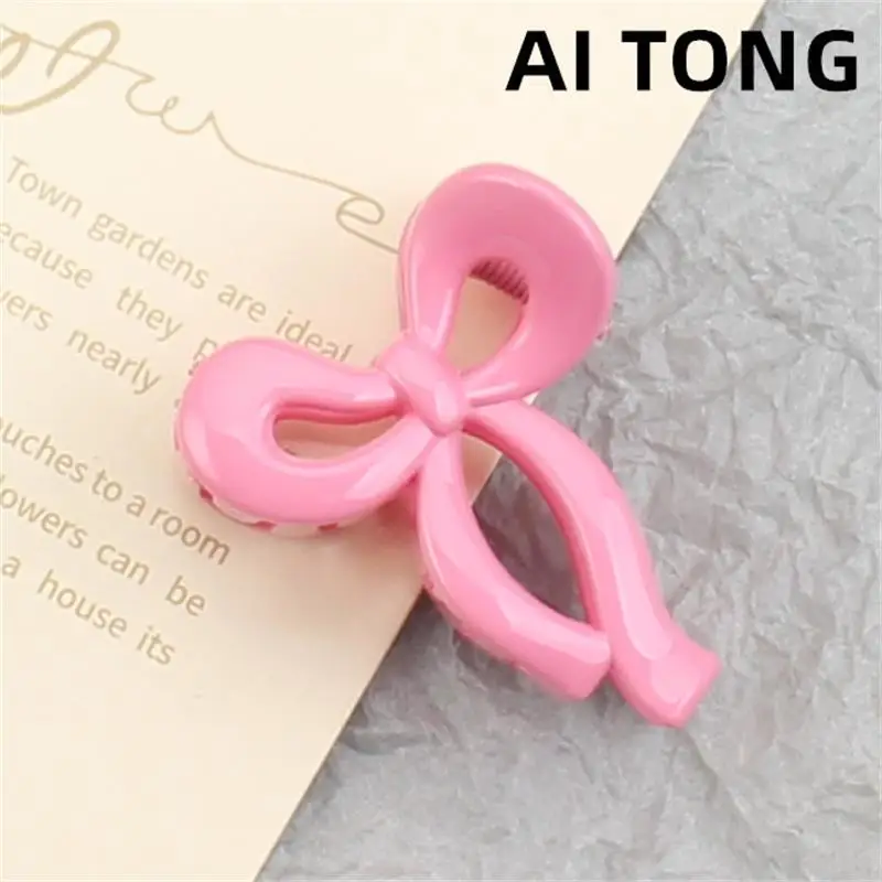 Candy colored bow tie small Grab clip feminine side bangs clip broken hair clip princess head clip hair clip hair accessory image 3