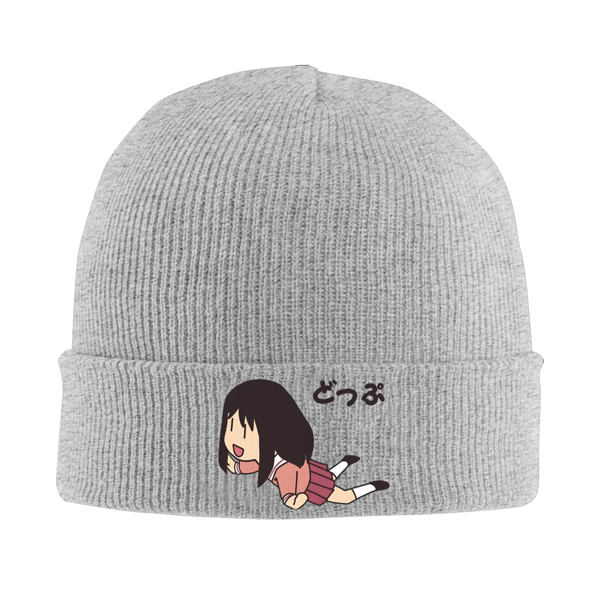 Osaka Autistic Azumanga Daioh Accessories Warm Winter Beanie Hat For Unisex Skullies Knitted Caps  Bonnet Hats