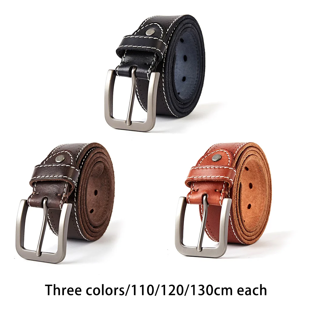 Men Belts Leather Adjustable Waist Band Pants Trousers Matching Waistband Strap for Festival Birthday Wedding Party