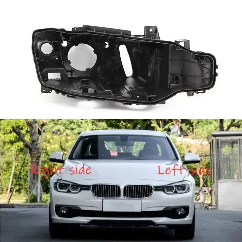 

База фары для BMW 3 серии F30 F35 2013-2015 2016-2018 Дом фар автомобиля Задняя база Передняя авто Фара Задний дом