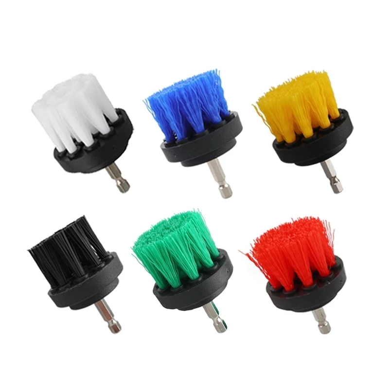 2 Inch Electric Scrubber Brush Drill Brush Cleaning Car Wash for Grout Floor Tub Shower Kitchen Carpet Glass  Detailing Washing