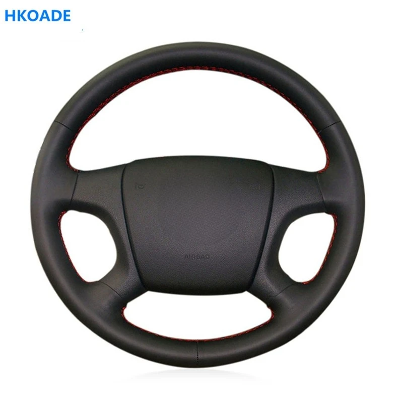 Customize DIY Micro Fiber Leather Steering Wheel Cover For Skoda Roomster 2006-2009  Fabia Octavia 2004-2009 Superb 2006-2008