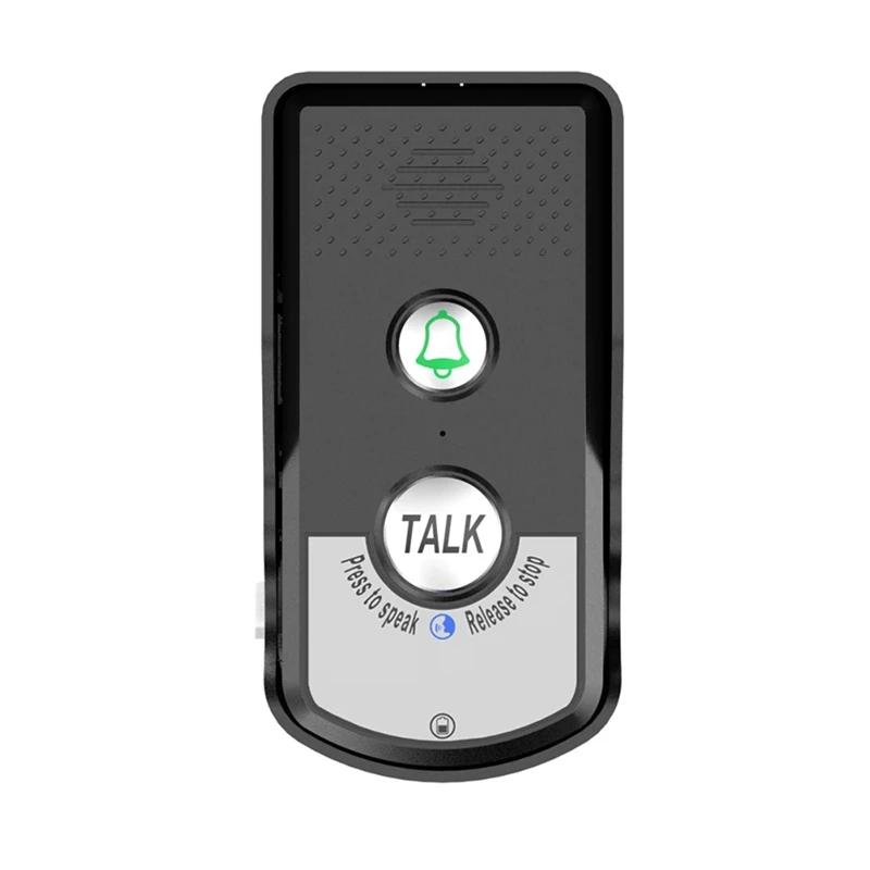 2.4G Wireless Long Distance Door Phone Intercom Doorbell 2 Way Audio Voice Sender&Reciever For  Hotel Call Durable (A)