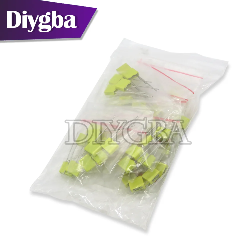 50PCS Correctiecondensator pakket kit KIT 100V 102J 152J 332J 472J 103J 333J 473J 104J 224J 474J 10 Waarden * 5PCS