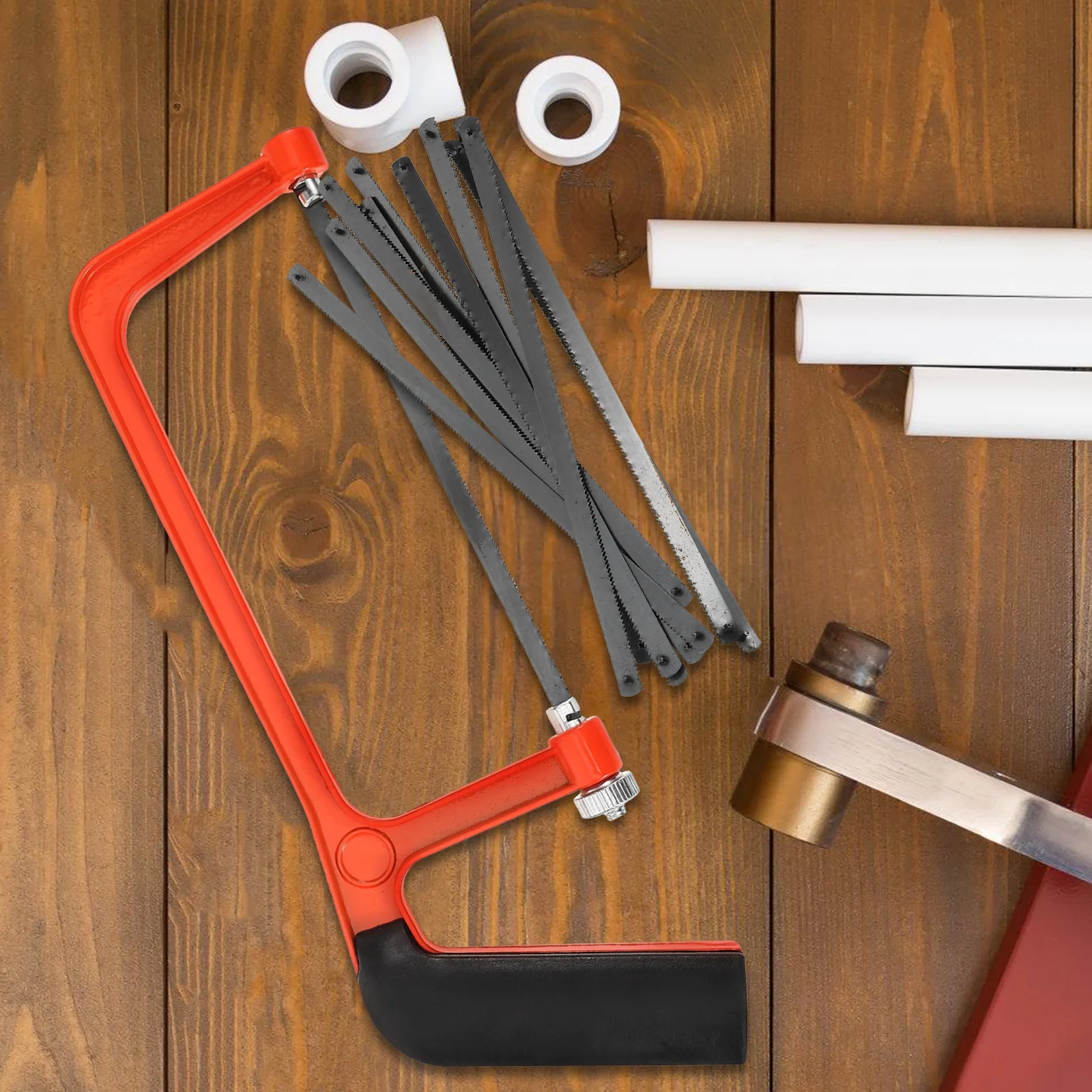 1 set Mini Saw Portable Wood Cutting Bow Saw Ergonomic Handle Adjustable Bowsaw Small Hacksaw -Shape Bowsaw Woodworking