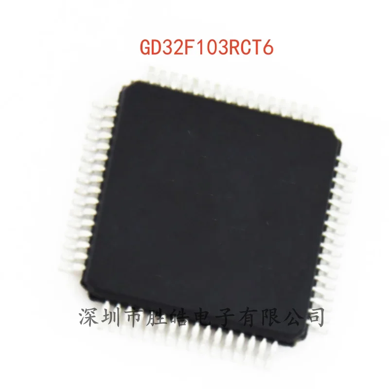 

(5 шт.) НОВЫЙ GD32F103RCT6, совместимый аналог STM32F103RCT6, 32-битный микроконтроллер, LQFP-64, интегральная схема