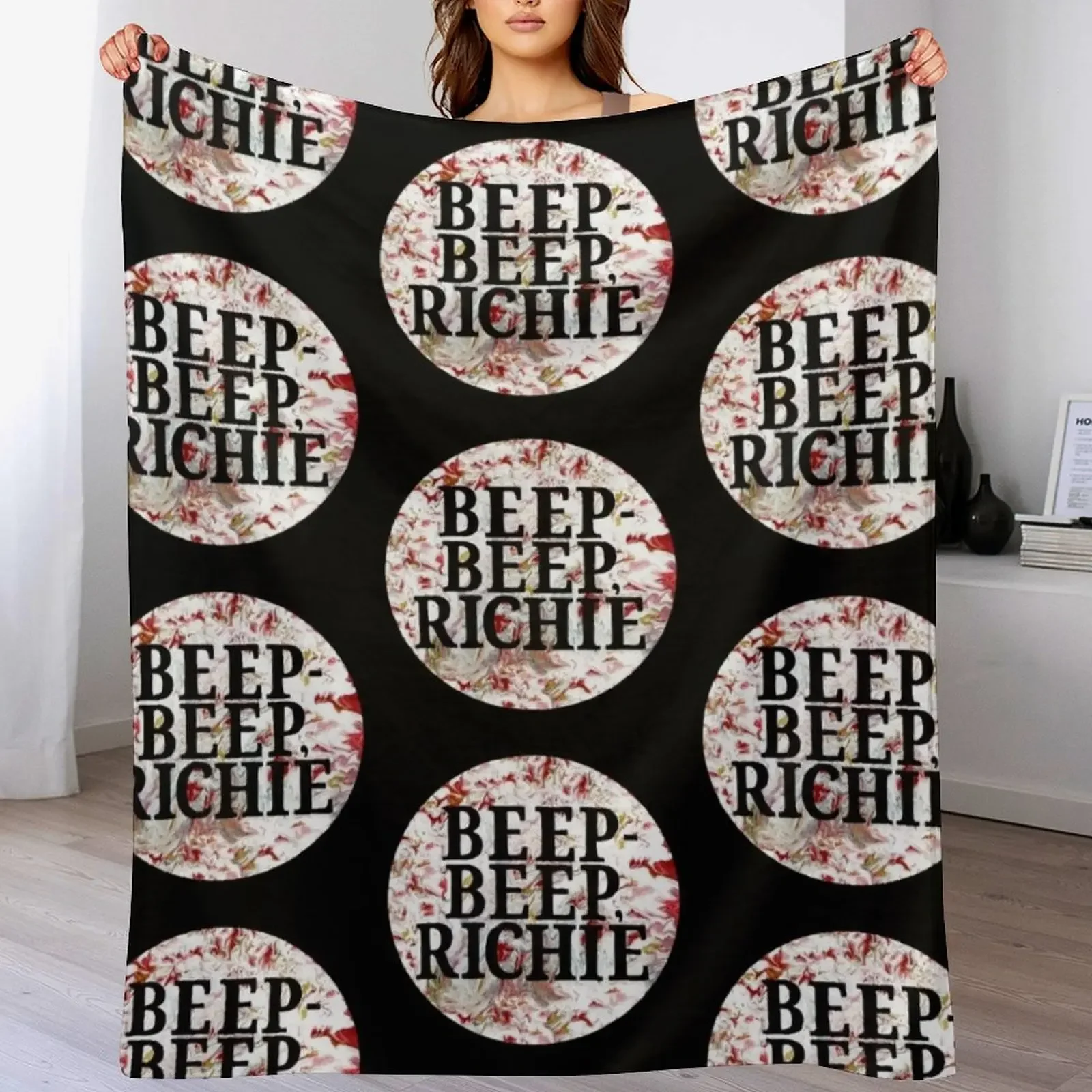 

beep-beep richie Throw Blanket manga Sofa Thin Blankets