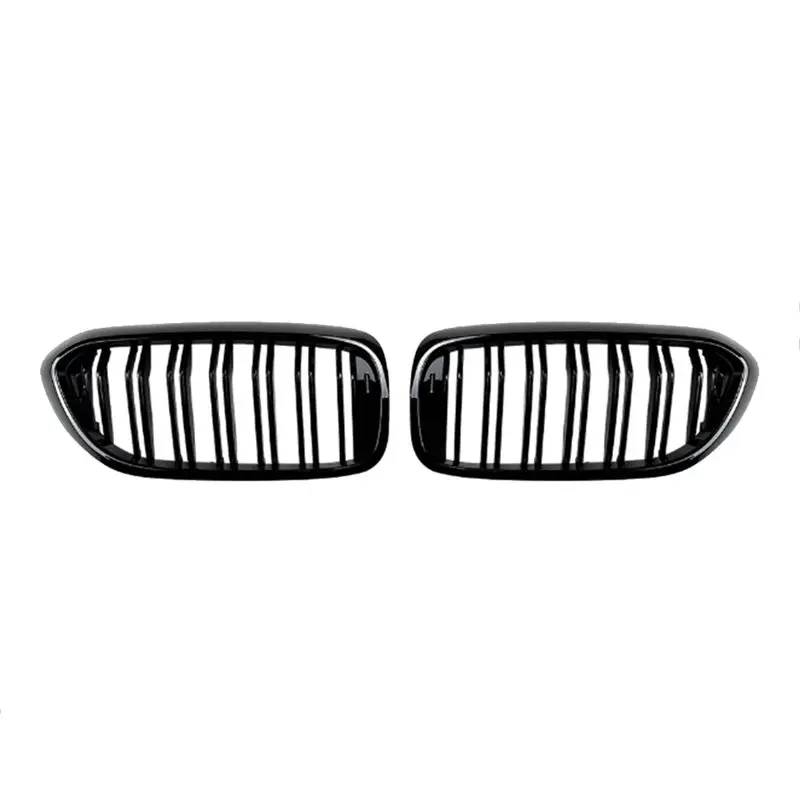 

N26R-Daul Vertical Grille For BMW 5 Series G30 G31 2017- 2020 Car Front Kidney Grill Hood Replacement Parts