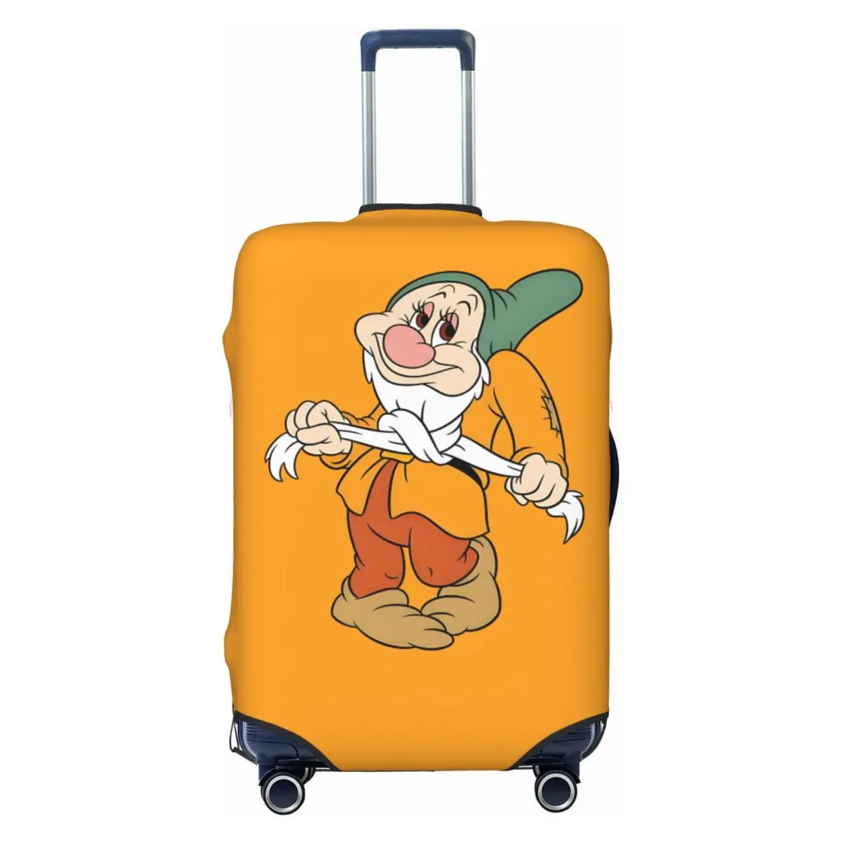 

Custom Snow White And Anime The Seven Dwarfs Travel Luggage Cover Elastic Suitcase Cover Protector Fit 18-32 Inch
