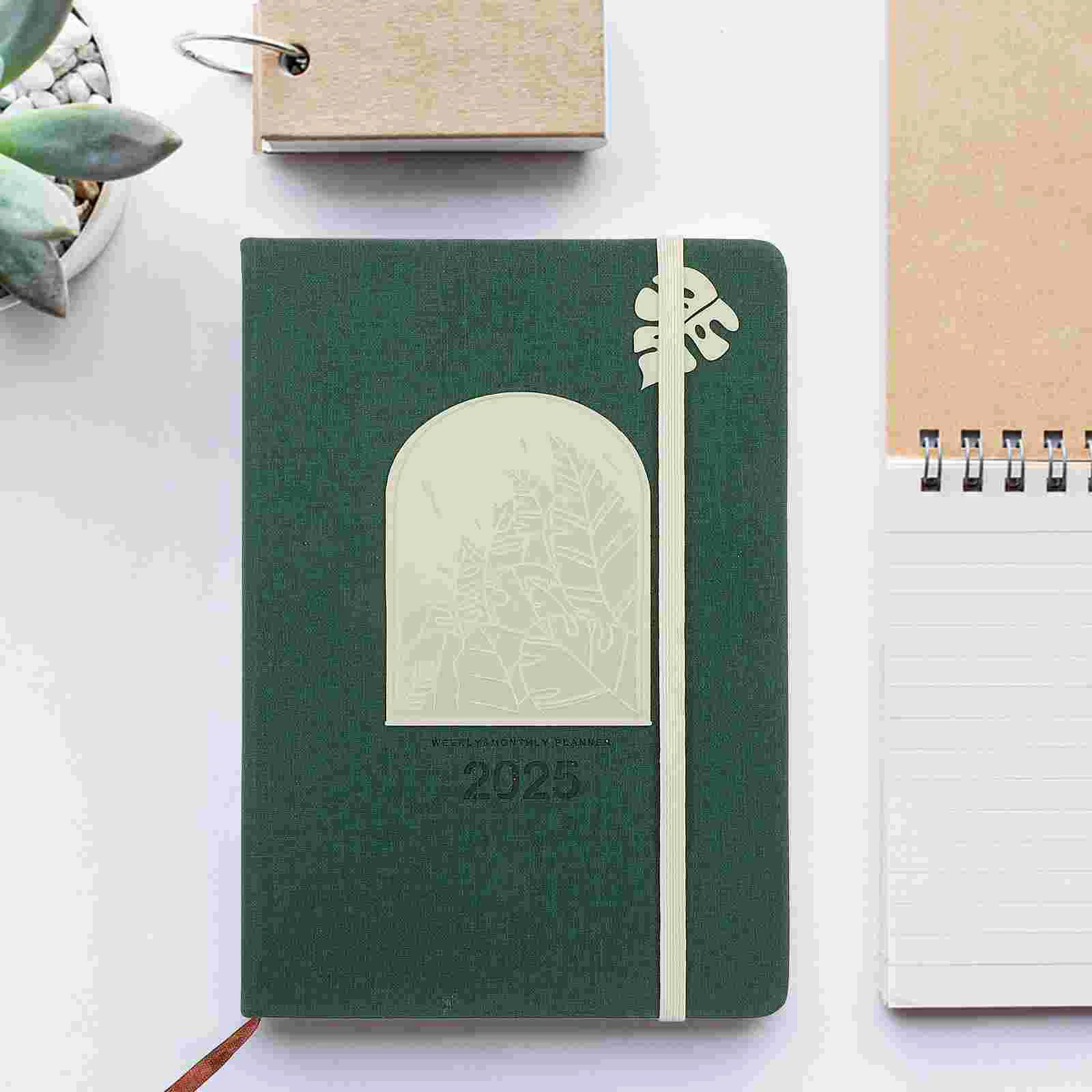 Engels Agendaboek Het Notitieblok Weekplanner Multifunctioneel Donkergroen