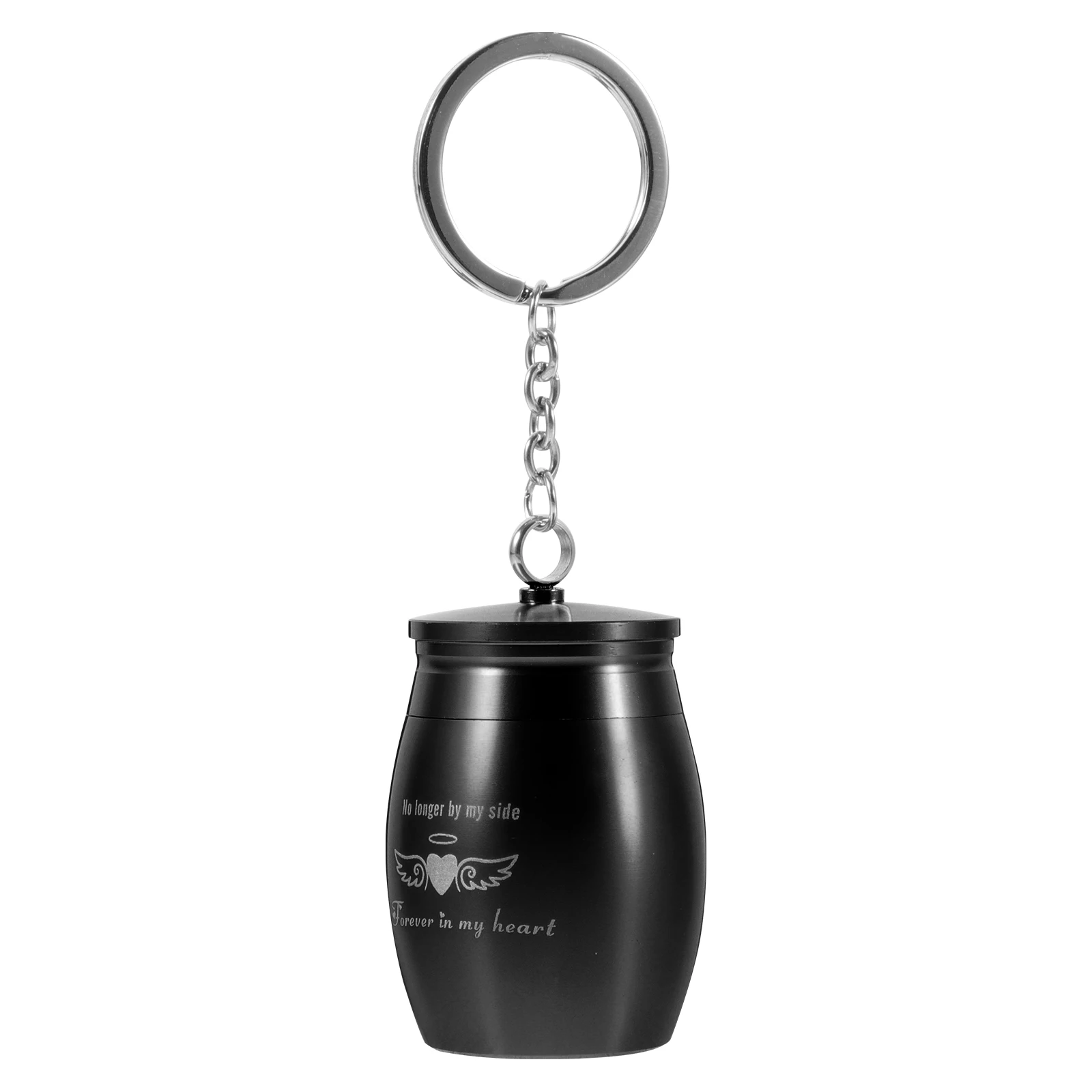 

Urn Keychain Pet Cremation Small for Ashes No Ink Aluminum Alloy Dogs Container