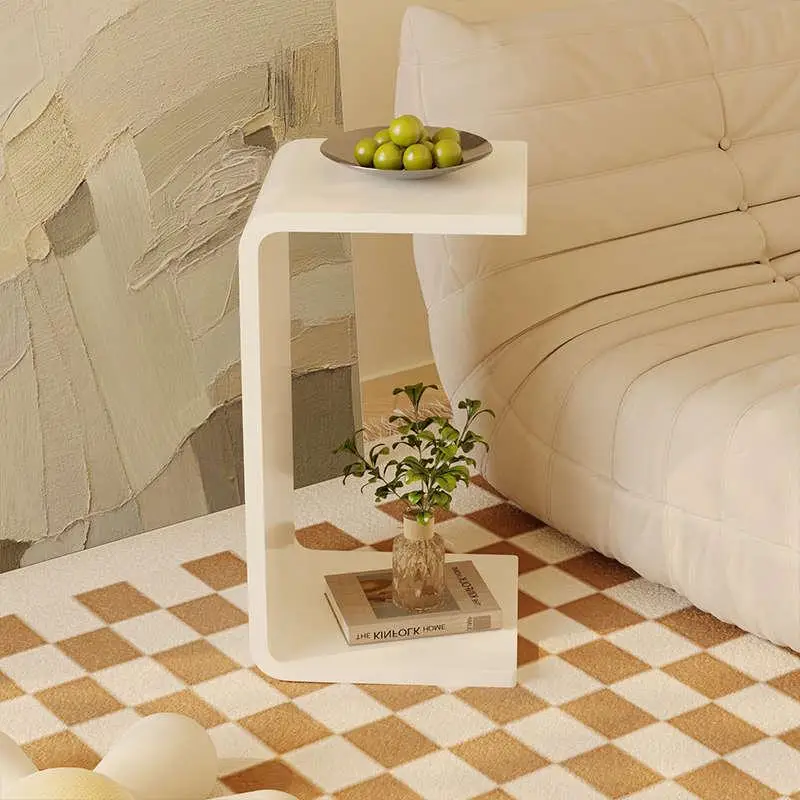 

Acrylic side table, light luxury tea table, simple and transparent corner table, living room sofa, bay window table