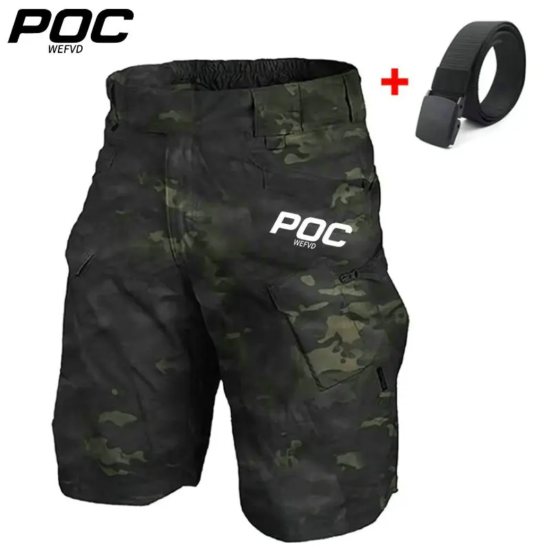 

2025 POCWEFVD Riding Bike Clothing MTB Mens Bicycle Short Pants Hiking Shorts Motocross Trouser Pantalones Cortos Gym Hombre